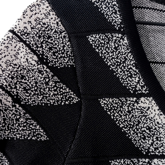 French Connection Spotlight fleck Chevron bodycon dress - Picture 10 of 11